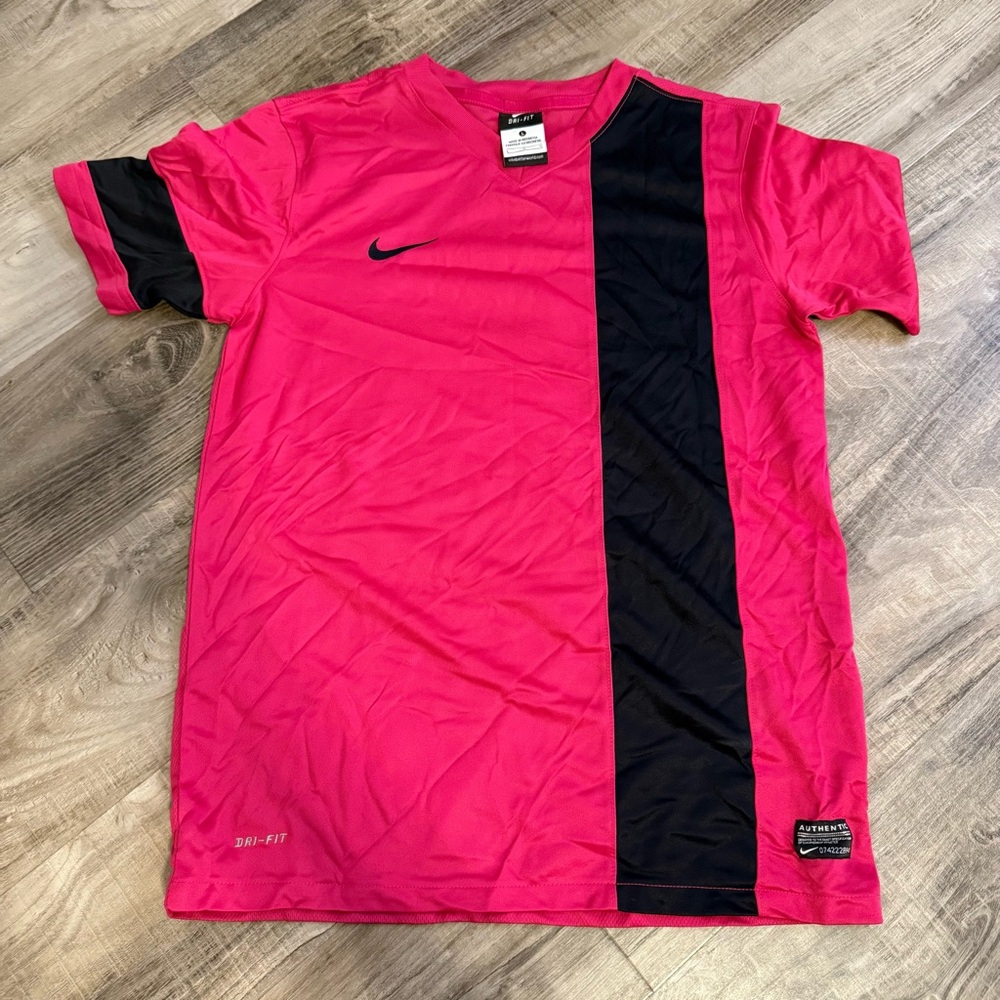Nike Vibrant Pink and Black Jersey